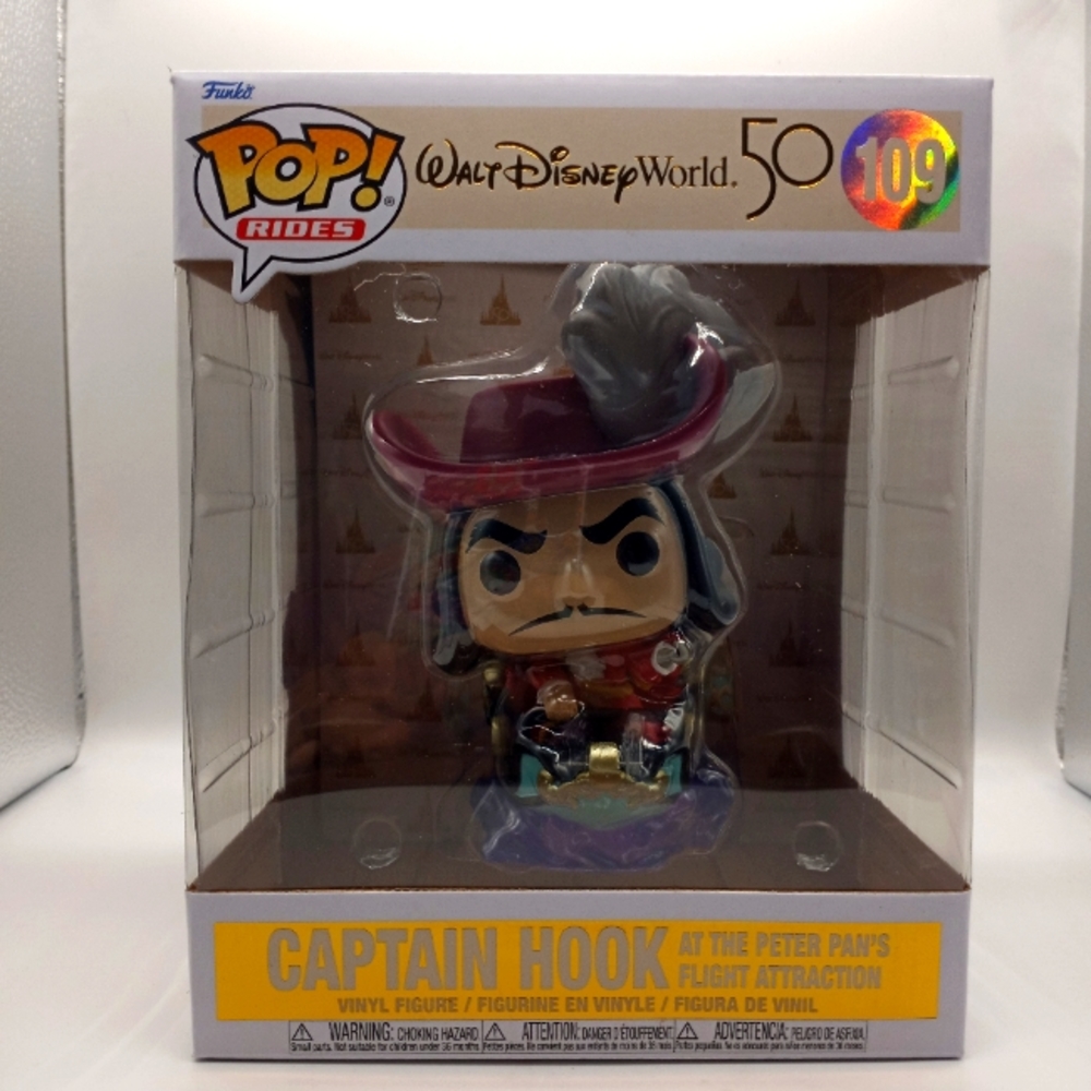 Funko Pop Captain Hook 50th anniversary
